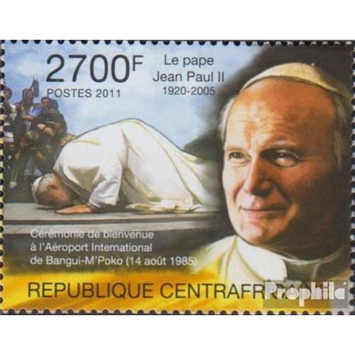 Afrique Centrale République 3163 (Complète Edition) Neuf Avec Gomme Originale 2011 Pape Jean Paul Ii.