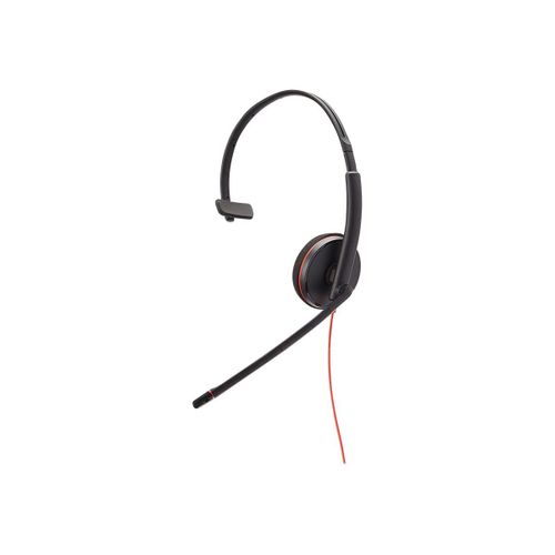 Poly Blackwire C3210 USB-A - 3200 Series - micro-casque - sur-oreille - filaire - USB - noir