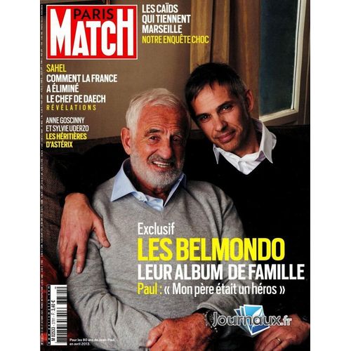 Paris Match N°3781 : Jean-Paul Belmondo - Goscinny Et Uderzo