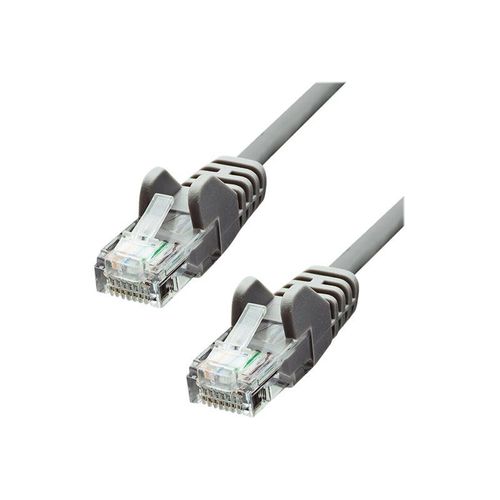 ProXtend - Cordon de raccordement - RJ-45 (M) pour RJ-45 (M) - 30 cm - UTP - CAT 5e - moulé, sans crochet - gris