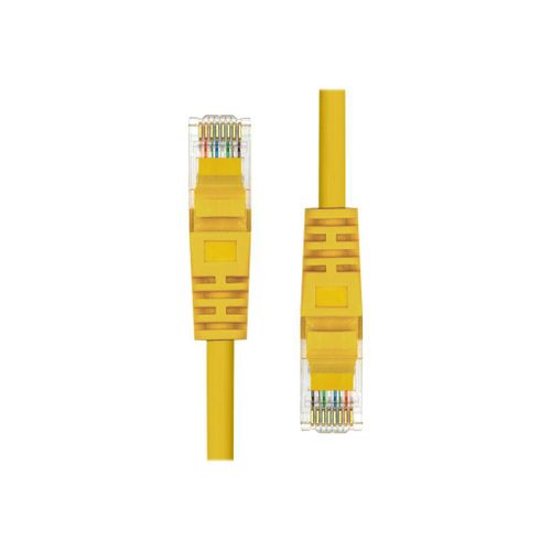ProXtend - Cordon de raccordement - RJ-45 (M) pour RJ-45 (M) - 30 cm - UTP - CAT 5e - moulé, sans crochet - jaune