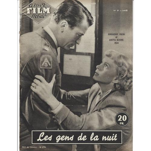 Amor Film Hebdo N° 59 - Les Gens De La Nuit - Gregory Peck - 06/04/1955 -