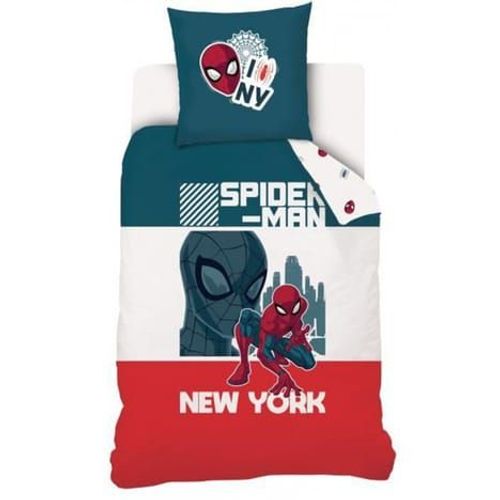 Spiderman - Parure De Lit Enfant L'araignée - Housse De Couette Coton