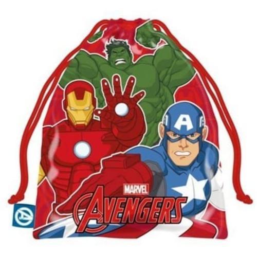 Avengers - Sac souple Les Avengers Gym Piscine Tissu Rouge dos