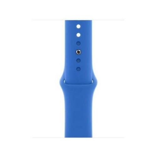 Apple - Bracelet Pour Montre Intelligente - Taille Regular - Bleu Capri - Pour Watch Hermès Series 7, Hermès Series 9, Series 10, Series 8, Series 9, Ultra, Ultra 2