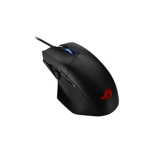 ASUS ROG Chakram Core - Souris - pour droitiers - optique - 5 boutons - filaire - USB - noir