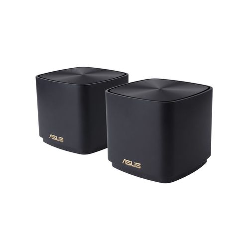 ASUS ZenWiFi AX Mini (XD4) - Système Wi-Fi - (2 routeurs) - jusqu'à 3300 pieds carrés - maillage 1GbE - Wi-Fi 6 - Bi-bande