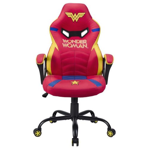 Chaise Gaming Woncer Woman , Fauteuil Gamer Rouge Taille S/M