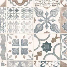 Sol Lino - Carreaux de ciment naturel decoweb.com - 2 x 8m