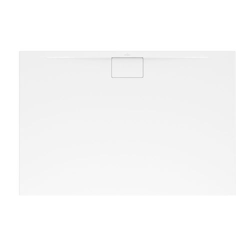 Receveur antidérapant 140 x 90 VILLEROY ET BOCH Architectura Metalrim acrylique rectangle blanc