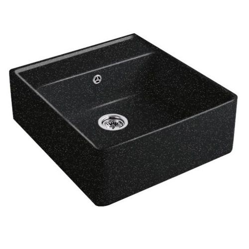 Evier timbre office Villeroy et Boch Tradition Chromite CeramicPlus avec vidage automatique