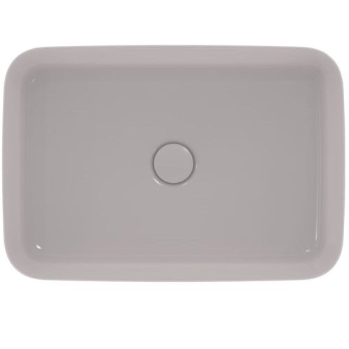 Vasque rectangle 55x38 cm Ideal Standard Ipalyss avec bonde ciment