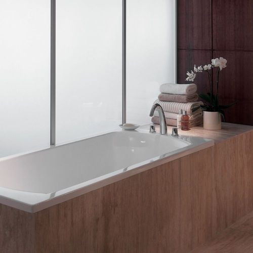 Baignoire droite 180 X 80 JACOB DELAFON Elise + pare bain struktura acrylique