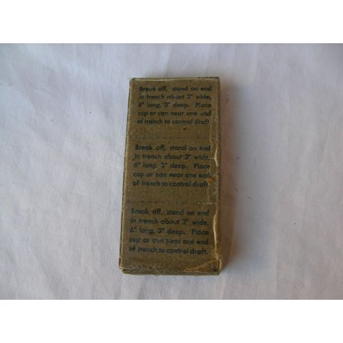 Ww2 Us Tablette De Combustible Rechaud " Fuel Tablet Ration Heating" Américaine De Ration " C "