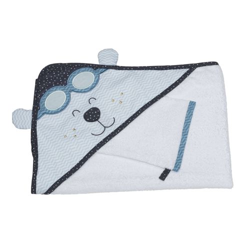 Cape De Bain Et Gant De Toilette Lazare - Sauthon