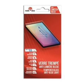 Protection D Écran En Verre Trempé Anti Reflet Lumière Bleue Pour Nintendo Switch Oled Freaks And Geeks Transparent