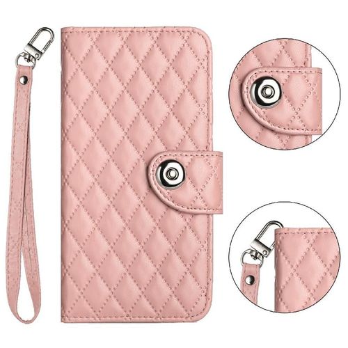 Étui Pour Xiaomi Redmi Note 7 Portefeuille Couverture Protection Élégante Antichoc Titulaire De La Carte Bande De Poignet - Couleur Orange