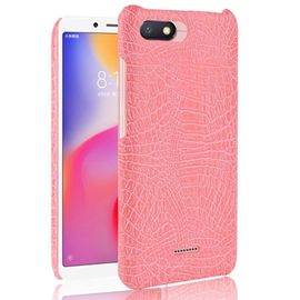Xiaomi Redmi 6a Étui Pour Classique Élégant Compatibilité Mode Classique D'alligator Anti Éraflure Housse De Protection - Couleur Rose