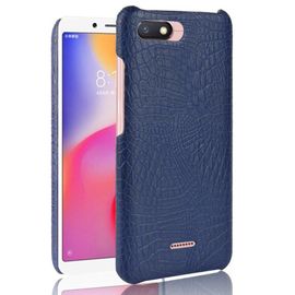 Xiaomi Redmi 6a Étui Pour Classique Élégant Compatibilité Mode Classique D'alligator Anti Éraflure Housse De Protection - Bleu
