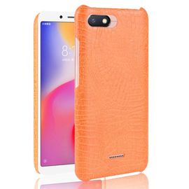Xiaomi Redmi 6a Étui Pour Classique Élégant Compatibilité Mode Classique D'alligator Anti Éraflure Housse De Protection - Couleur Orange