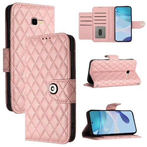 Étui Pour Samsung Galaxy J4 Plus Protection Élégante Antichoc Portefeuille Couverture Titulaire De La Carte Bande De Poignet - Couleur Orange
