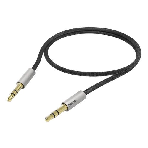 CABLE JACK 3,5MM ST. M/M ALULINE 0,5M