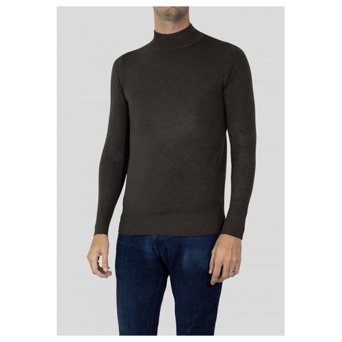 Pull Manches Longues Marron Homme