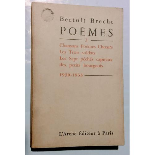 Poèmes - Tome 3 (1930-1933)