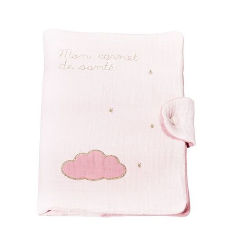 Protège Carnet De Santé Lily Poudrée - Sauthon Baby Deco