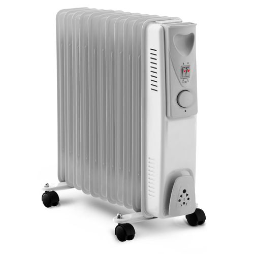 Radiateur bain d huile 2500W - 11 éléments - Warmt