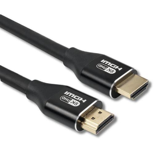 CONTINENTAL EDISON Câble premium HDMI mâle 8K 2.1 2m