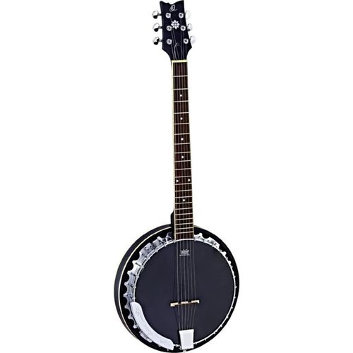 Ortéga Obje3506-Sbk - Banjo , 6 Cordes, Electro, Noir