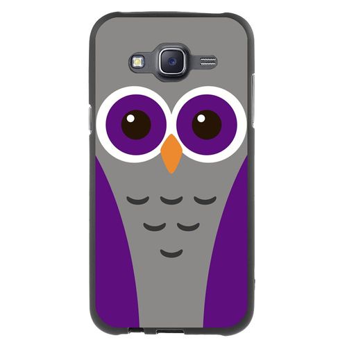 Coque Souple En Gel Pour Samsung Galaxy J5 Avec Impression Motifs Chouette Mauve