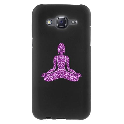 Coque Souple En Gel Pour Samsung Galaxy J5 Avec Impression Motifs Bouddha Mauve