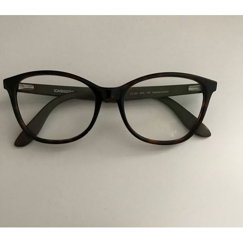 Montures De Lunettes De Vue Femme Carrera Plastique Marron Et Branches Mat 