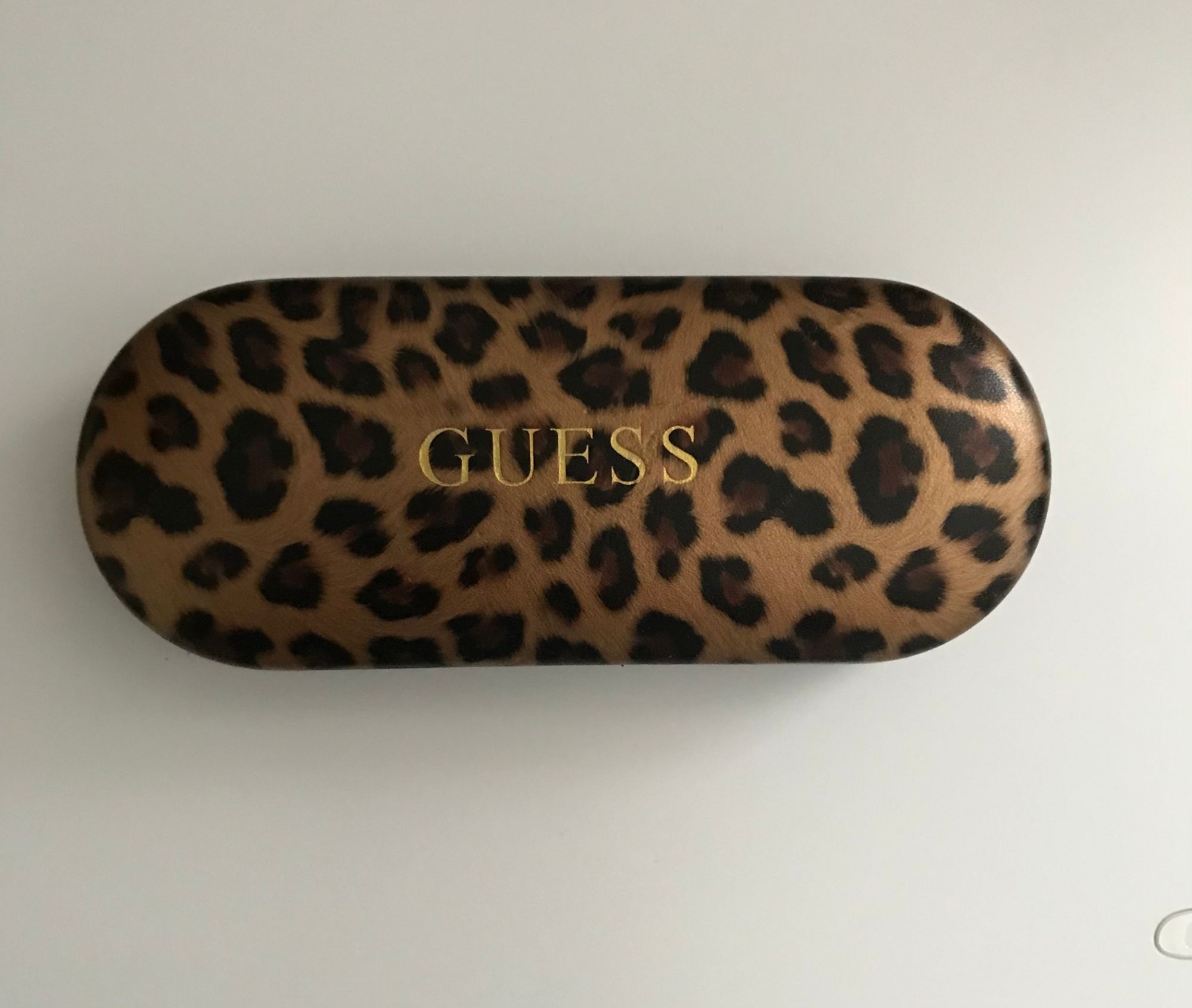 Etui À Lunettes Rigide Simili Cuir Motif Léopard Guess