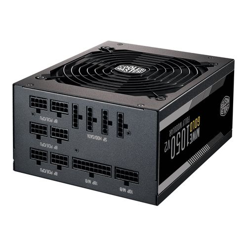 Cooler Master MWE Gold V2 MPE-A501-AFCAG - Alimentation électrique (interne) - ATX12V 2.52/ EPS12V - 80 PLUS Gold - CA 90-264 V - 1050 Watt - PFC active - Europe