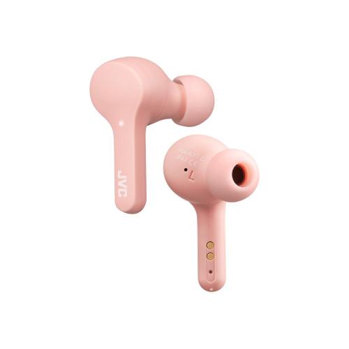 JVC HA-A7T - Écouteurs sans fil avec micro - intra-auriculaire - Bluetooth - rose