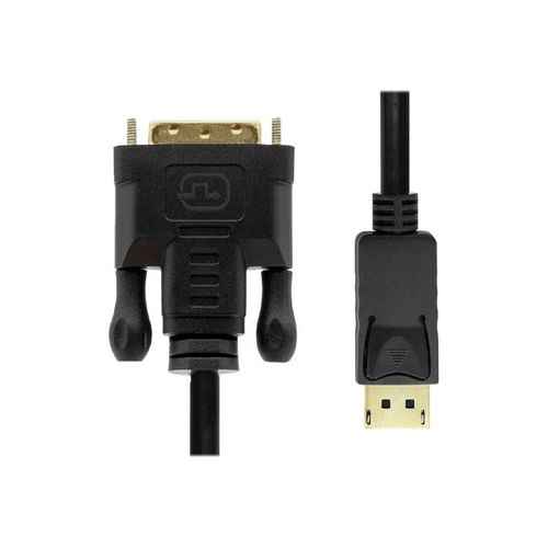 ProXtend - Câble adaptateur - DisplayPort (M) verrouillé pour DVI-D (M) - DisplayPort 1.2 - 3 m - support 1080 p 60 Hz - noir
