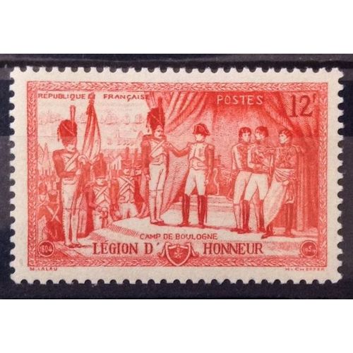 Légion D'honneur - 150ème Anniversaire - 12f Rouge (Impeccable N° 997) Neuf** Luxe (= Sans Trace De Charnière) - France Année 1954 - Brn83 - N20421