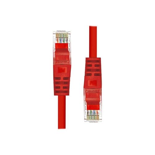 ProXtend - Cordon de raccordement - RJ-45 (M) pour RJ-45 (M) - 7 m - UTP - CAT 5e - moulé, sans crochet - rouge