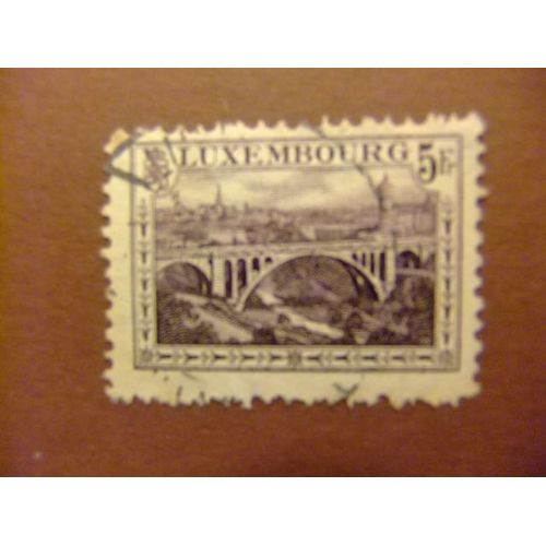 Luxemburgo Luxembourg 1921 Pont Adolphe Yv 134 Fu