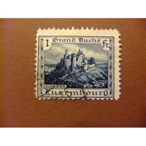 Luxemburgo Luxembourg 1924-26 Château De Vianden Yv 157 Fu