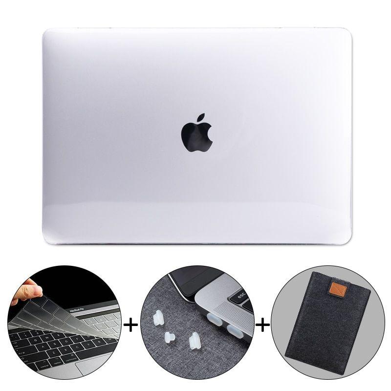 coque rigide en cristal pour Macbook Air 13 M1, tui pour or...