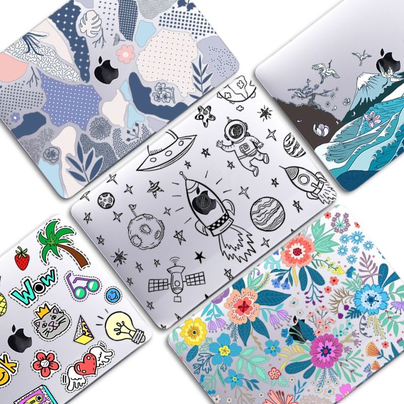 coque rigide en cristal pour Macbook Air M1,avec housse pour... - 2
