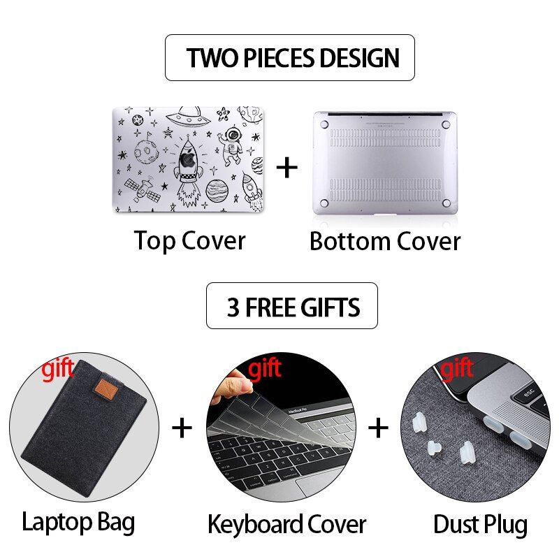 coque rigide en cristal pour Macbook Air M1,avec housse pour... - 4
