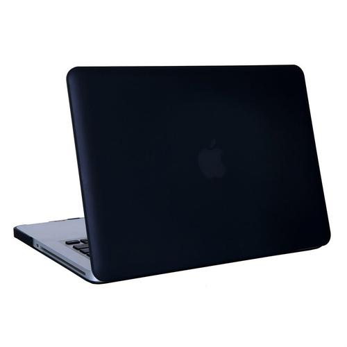 coque rigide givrée Matte pour vieux MacBook Pro 13 pouces (A1278), version 2012/2011/2010/2009/2008 - For Pro 13 CD-ROM A1278 - Noir mat