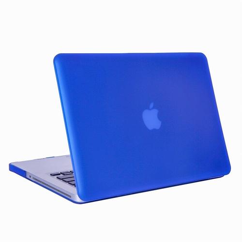 coque rigide givrée Matte pour vieux MacBook Pro 13 pouces (A1278), version 2012/2011/2010/2009/2008 - For Pro 13 CD-ROM A1278 - Mate darkblue