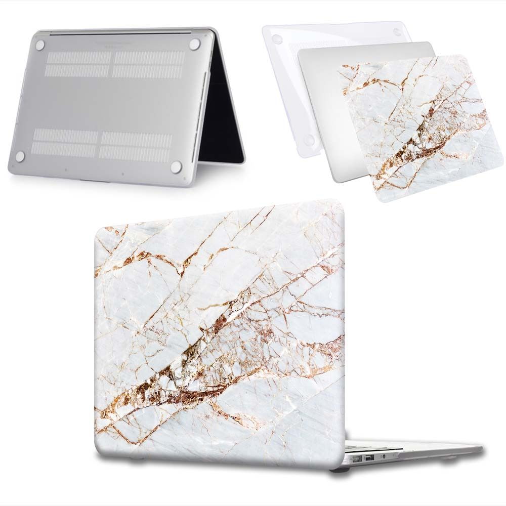 Coque rigide pour Macbook - For Pro 16 A2141 - marbre marron...