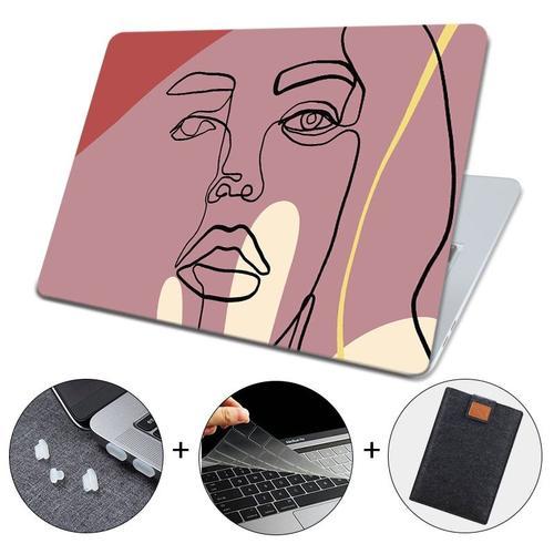 Étui d'ordinateur portable MTT pour Macbook Pro Air , avec housse de clavier et manche pour ordinateur - For A1706 A1989 A2159